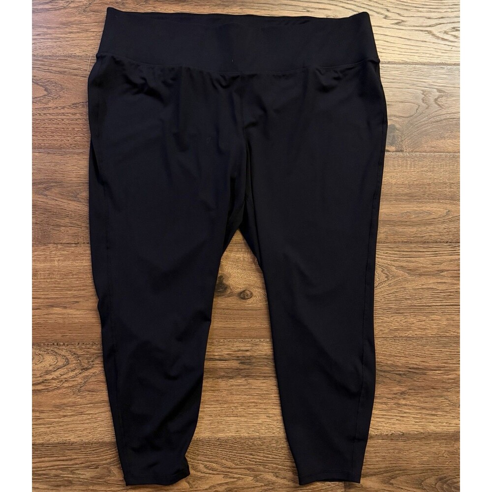 Livi Active Lane Bryant Black Crop Leggings Women’s Plus 26/28 High Rise Stretch